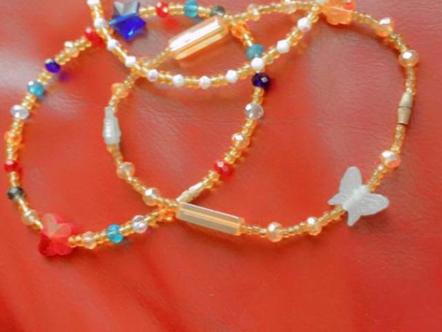 Anklet beads