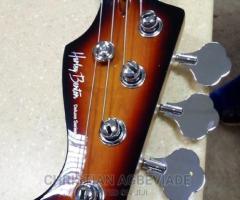 Harley Benton MB-4 SB Deluxe Series Bass Guitar - Image 4