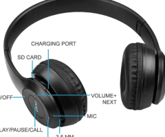 P47 HD Sound Wireless Headphones - Image 2