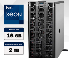 New Server Dell PowerEdge T350 16GB Intel Xeon HDD 2T