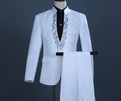 White wedding Suit - Image 2