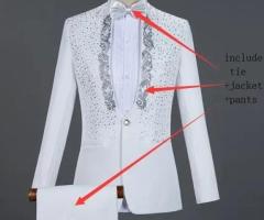 White wedding Suit - Image 3