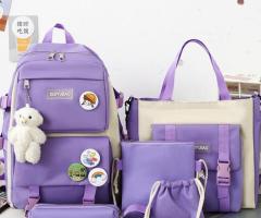 CHILDREN hot selling 5piece set Cute CaNVAS BAGS - Image 3