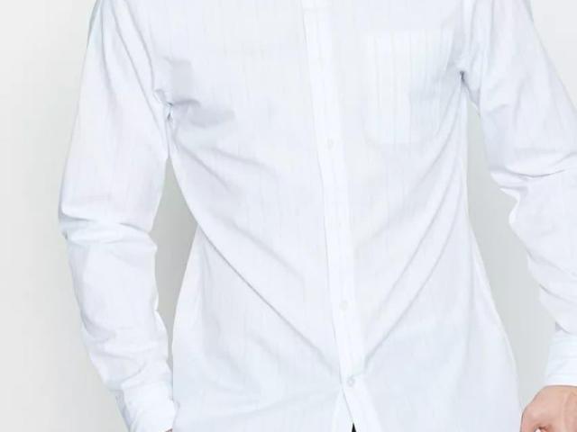 White Grandad Shirt