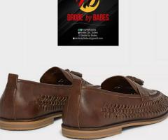 Burton 100% Leather Brown Loafers - Image 3