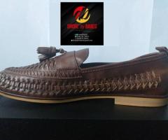 Burton 100% Leather Brown Loafers - Image 4