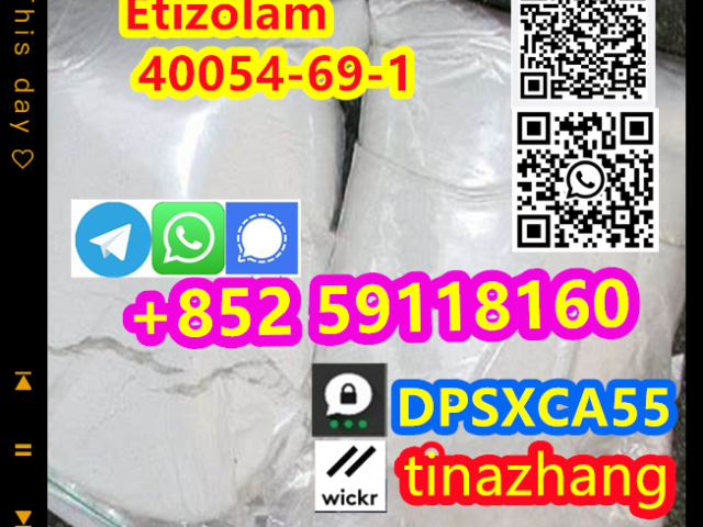 USD300,100% purity Etizolam 40054-69-1