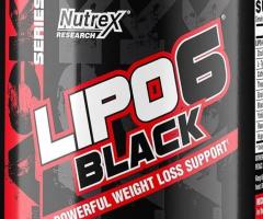Lipo 6 Black Fat Burner Weight Loss Max Strength Energy