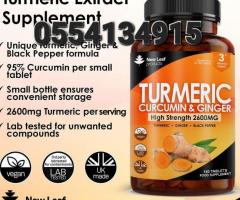 Turmeric Tablets With Black Pepper Ginger - 180tabs - Image 2