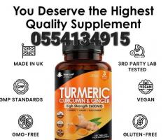 Turmeric Tablets With Black Pepper Ginger - 180tabs - Image 3