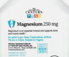 Magnesium, 250 Mg - Image 3