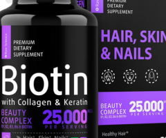 Biotin for Hair Skin and Nails
