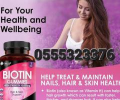 Biotin Hair Growth Vitamins Gummies 10,000mcg - UK Sourced - Image 3