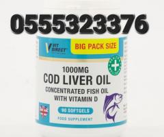 Cod Liver Oil 1000mg X 90 Softgels - UK Sourced - Image 3