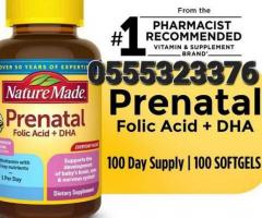 Nature Made Prenatal Folic Acid + DHA - Image 1