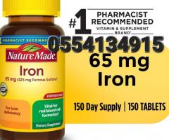 Nature Made Iron, 65 mg, 365 Tablets 3PK