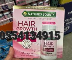 Nature’s Bounty Optimal Solutions Hair Growth 90 Capsules - Image 3