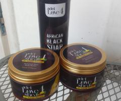 Body butter & African Black Liquid Soap