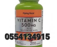 PipingRock  Vitamin C 500 Mg With Wild Rose Hips