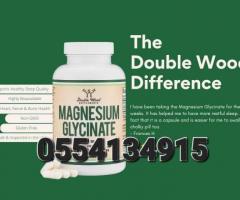 Double Wood Supplements Magnesium Glycinate 400mg, 180 Capsules - Image 2