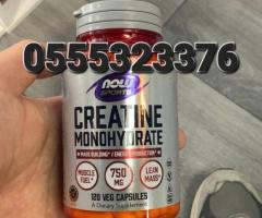 NOW Creatine Monohydrate 750mg 120Capsules.